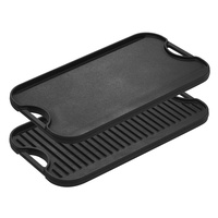 LODGE Cast Iron Reversible Griddle/Grill 42.5 x 24.1 CM