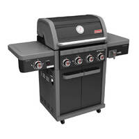 COLEMAN BARBEQUE - Revolution 4 Burner with Side Burner Shadow Gloss.