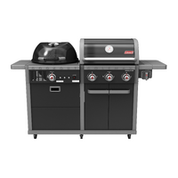 COLEMAN BARBEQUE - Revolution Dual Fuel BBQ - Black Gloss .