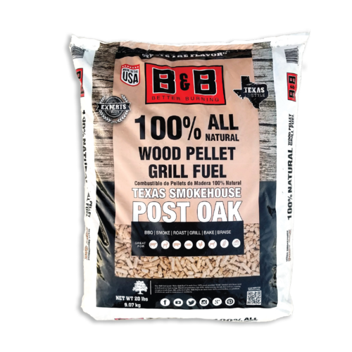 B&B Wood Pellets Post Oak 20LB