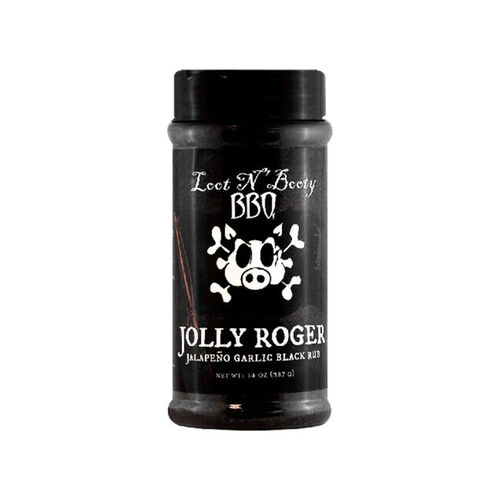 LNB - JOLLY ROGER JALAPENO GARLIC BLACK RUB   397g