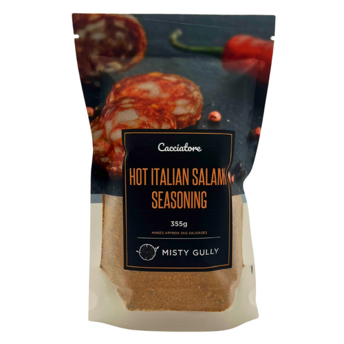 MISTY GULLY -   Hot Italian Salami Seasoning  355g .