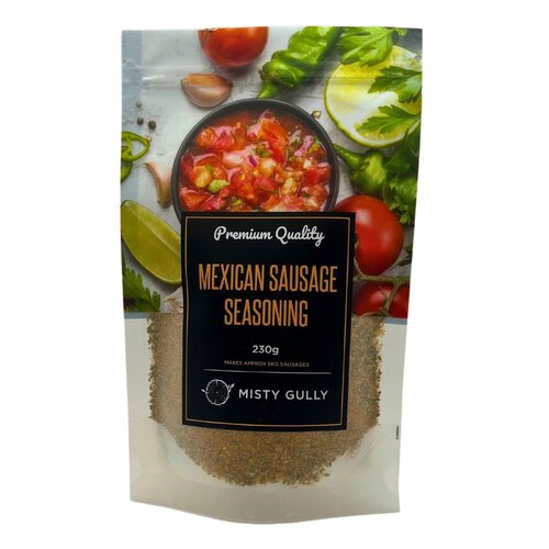 MISTY GULLY - Mexican Sausage Seasoning 230g .