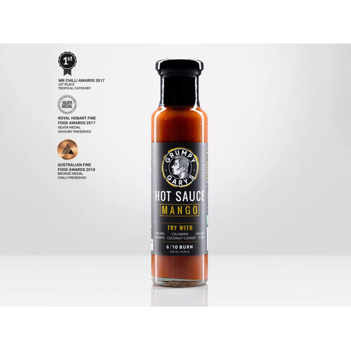 GRUMPY GARRY’S – Mango Hot Sauce 245ml