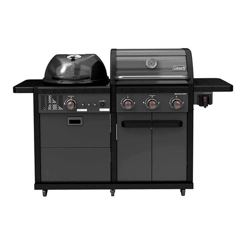 COLEMAN BARBEQUE - Revolution Dual Fuel BBQ - Black Matte 